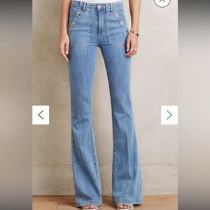 PAIGE Light Blue Flare Women's Jeans